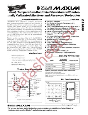 DS1856B-030+ datasheet  